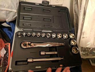 craftsman socket wrench set 16 pc 3/8