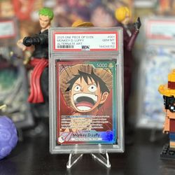 One Piece Monkey D. Luffy Alt Art OP13-001 Leader PSA 10 Gem Mint English