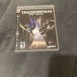 PlayStation 3 Transformers The Game
