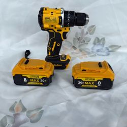 Dewalt Drill And 2 Battery’s 