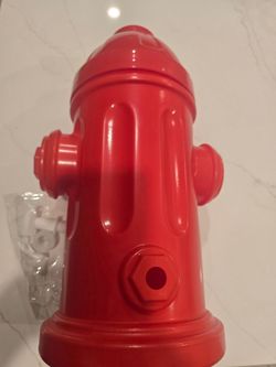 Red Fire Hydrant drink dispenser
