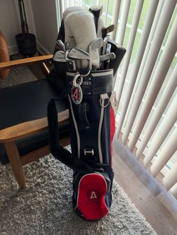Vintage DATREK Golf Bag with Clubs