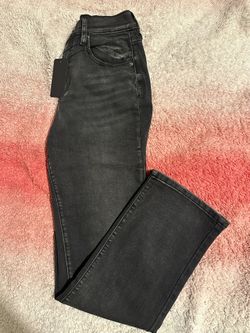 Black straight jeans