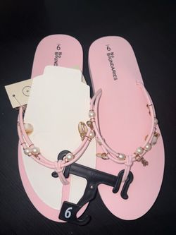 Pink Vacation Beach Sandals