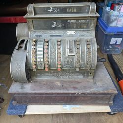 Antique National Cash Register Model with Printer – Original & Unrestored