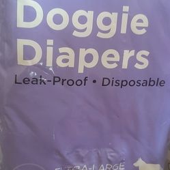 Doggie Diapers  Size XL Waist 22-32"