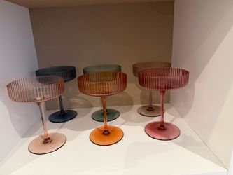 6 French 75 glasses