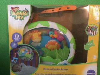Crib musical monitor