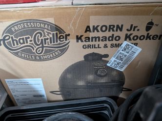 Char-Griller AKORN Jr. Kamado Kooker Charcoal Grill & Smoker - In Box