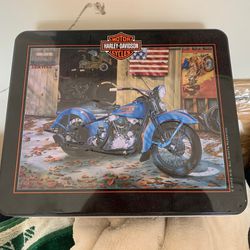 New Harley Davidson Tin Box