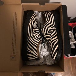 Supreme Doc Martens Zebra Hair Size 12
