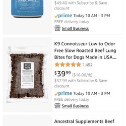 Beef Lung   Dog Treat