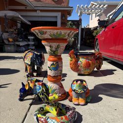 Macetas De Talavera Y Decoraciones,diferentes Diseños Y Diferentes $$presios .