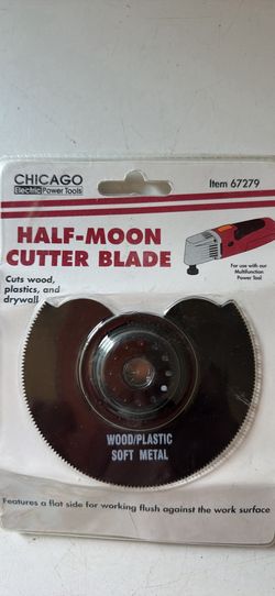 Chicago Electric Half Moon Cutter Blade Item 67279 New