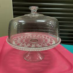 Crystal Cake Stand With Cover 