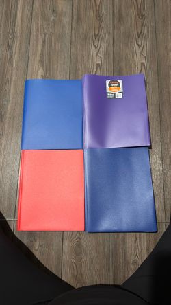 3-Prong Folder 8 1/2 in x 11 in 2-Pocket Durable Poly (Total 16), Make Offer!