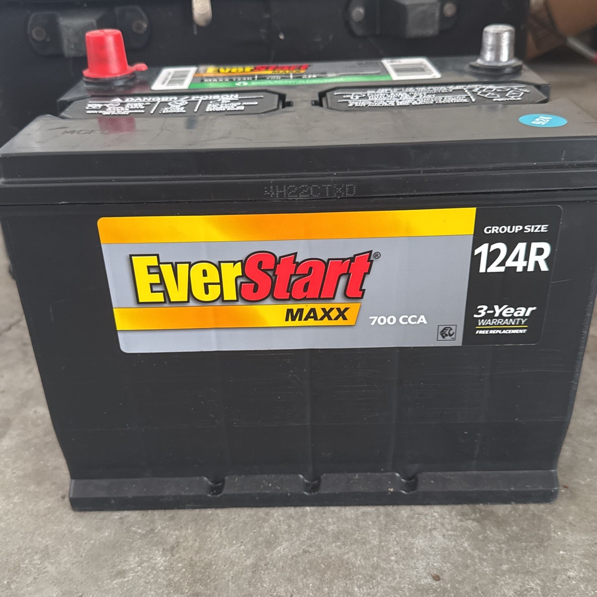 Brand New Ever start Maxx Battery 
