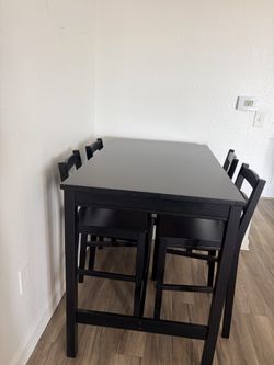 Table and chairs
