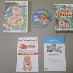 Kirby's Epic Yarn Nintendo Wii 