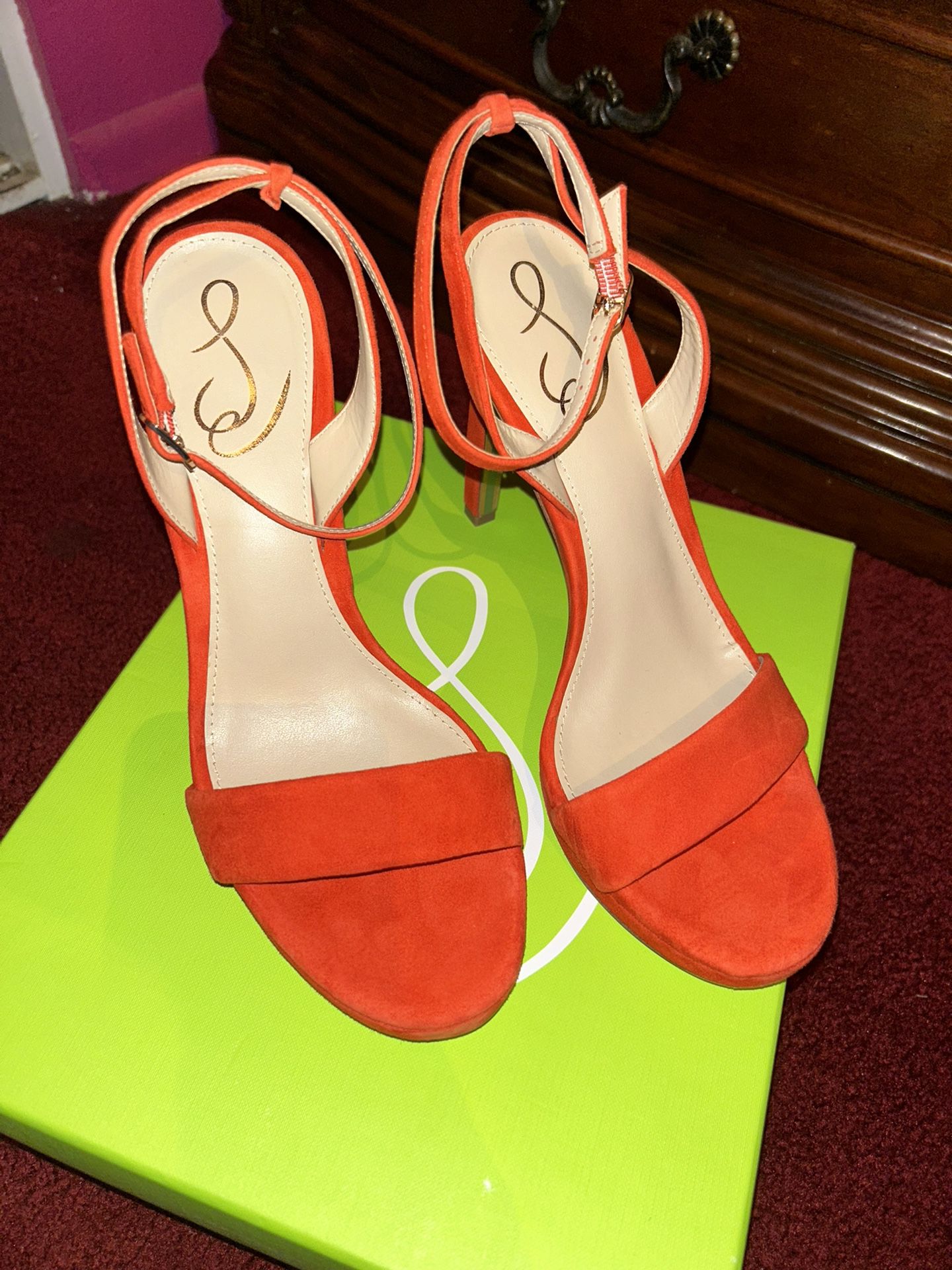 Red High Heels Size 9