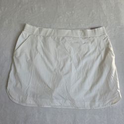 CALIA by Carrie Underwood 16" Golf Birdie Skort Pure White Stretch Women's XXL