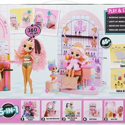 Lol Surprise! Shine On Salon &Spa 5-N-1 Playset With 65 Surprises
