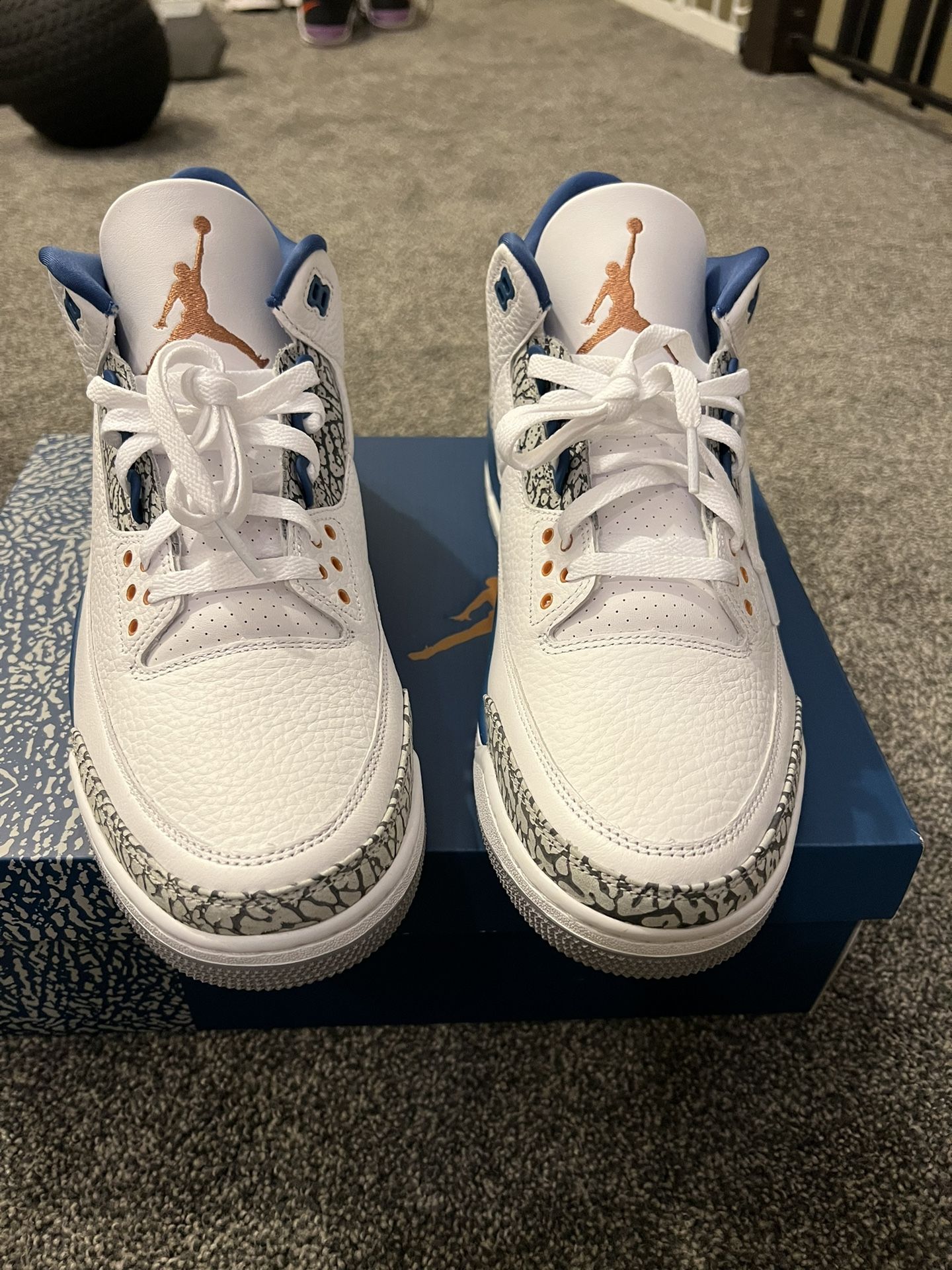 Jordan 3 Retro “ Washington Wizards“- Size13