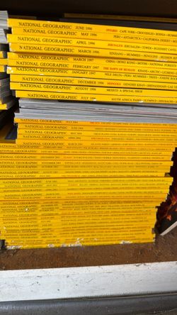 National Geographic Magazine and Maps and Reader’s Digest (1980’s to early 2000’s)