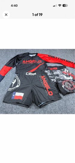 Angelo MMA Combat Corner Kids MMA Sparring Kit & Angelo MMA Apparel Bundle