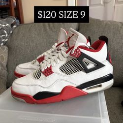 Jordan 4 Fire Red Size 9