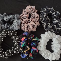 Scrunchies New 6 Handmade 