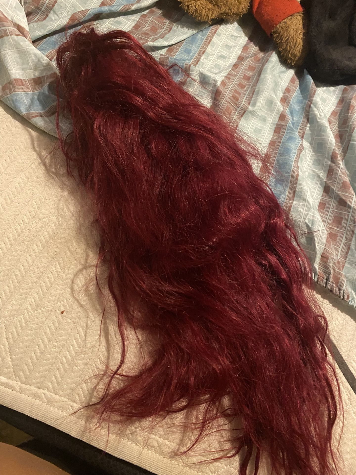 Human Red Wigs