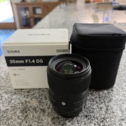 Sigma Art Lens 35mm 1.4