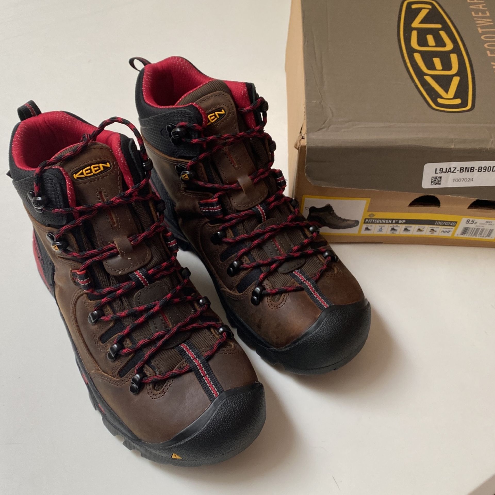 Keen Pittsburgh 6” Men’s Work / Safety Boots , Size 9.5D Width 