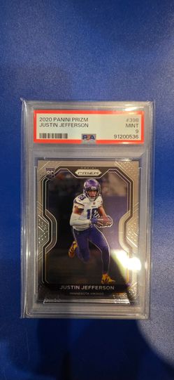 2020 prizm Justin Jefferson PSA 9