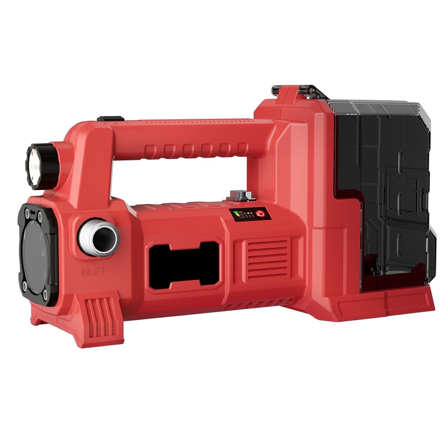 Cordless Water Transfer Pump Compatible with Milwaukee 18V Battery (Tool Only), 1/4HP Brushless Motor, 540GPH Self Priming Utility Pump for Pool Drain