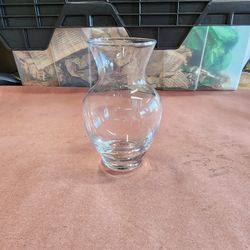Clear 5" Tall Flower Vase