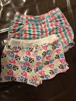 2 girls shorts size 24 months