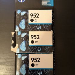 HP 952 Black ink Cartridges 