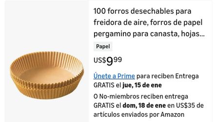 Papel Para Air Fryer