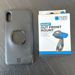 Quad Lock out front mount and iPhone X case 