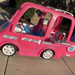 Barbie camper power wheels for sale hotsell