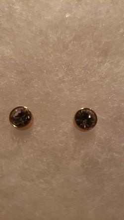 Gold Diamond Earrings
