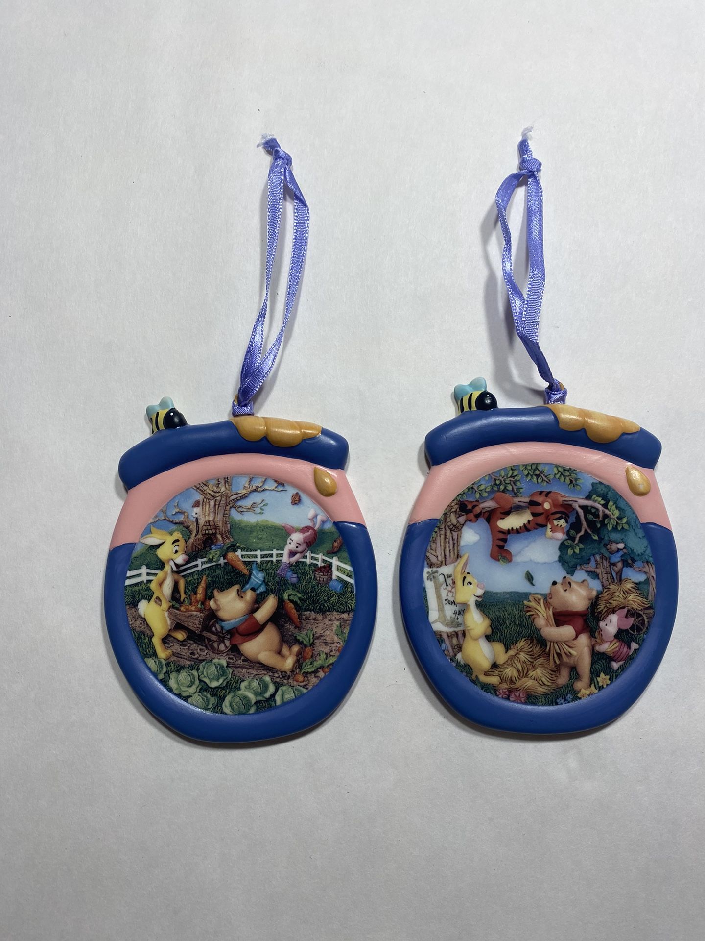Disney Bradford Editions 1998 Winnie the Pooh Ornaments Collection
