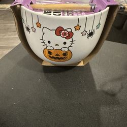 Halloween Hello Kitty Ramen Bowl Witchy 
