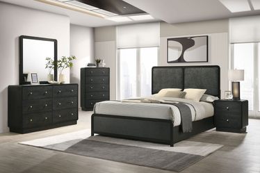 Cavelle Black 5-piece Full Bedroom Set