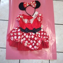 Minnie Mouse Costume 12-18 Months
