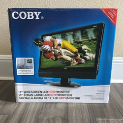 COBY 19” LCD HDTV/Monitor New/Sealed