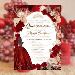 Invitaciones Digital Para Cualquier Evento, Invitaciones Para 15 Años