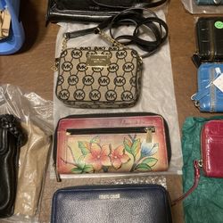 $25 For Michael Kors Crossbody And $15 Each Designer Wallet 